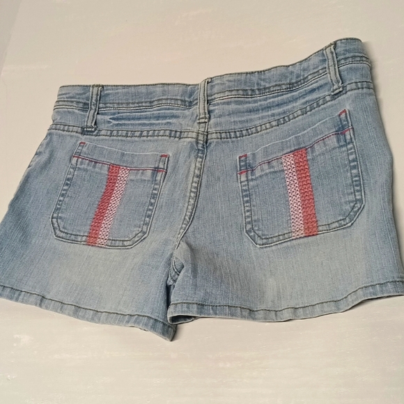 Big girls shorts light Blue wash mid-rise short girl size 14 regular outdoor - Picture 9 of 10
